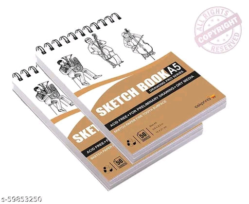 50 Sheet A5
Sketchbook Set of 2. 5.8 x 8.3 ...