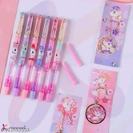 The Unicorn Fountain Pen set, marketed by "Moon Talk"