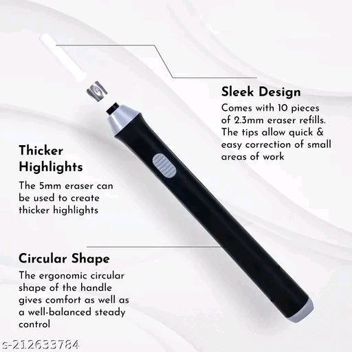 Qatalitic Slim Electric Eraser, Automatic Operated Eraser,