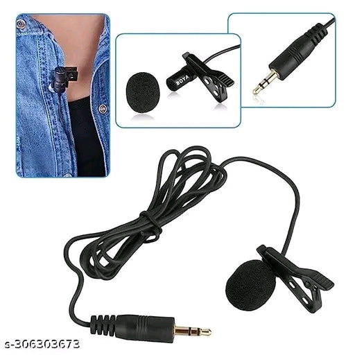 Ultimate 3.5mm Clip Collar Mic for YouTube, Collar Mike for Voice
