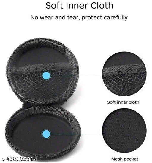 3.5 mm Clip Collar Microphone with Round Pouch | Compatible