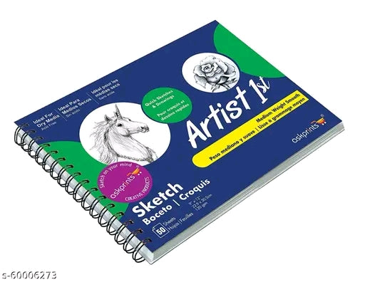 Artist Sketch Book Wiro Bound 9 x 12 inches 100 Pages (Acid Free)