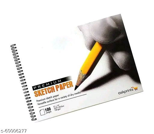 Artist Sketch Book Wiro Bound 9 x 12 inches 100 Pages (Acid Free)